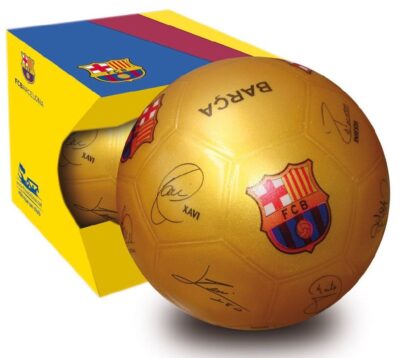 BALON EN ESTUCHE, F.C. BARCELONA (sin firmas)