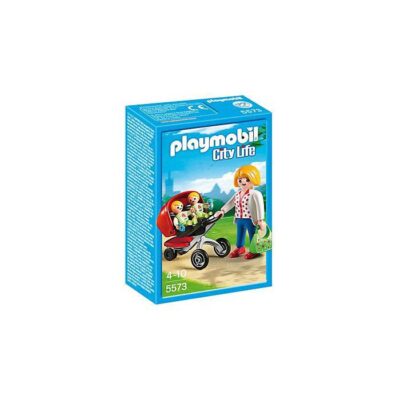 Playmobil 5573, Mamá con carrito de gemelos