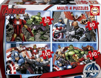 EDUCA, AVENGERS PUZZLE 50-80-100-150 pzas.