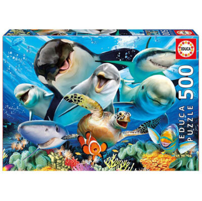PUZZLE 500 SELFIE BAJO EL AGUA