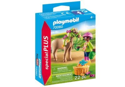 PLAYMOBIL 70060, Niña con Poni