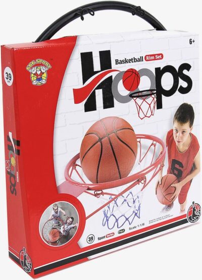 CANASTA ACERO CON RED Y PELOTA 45 CM