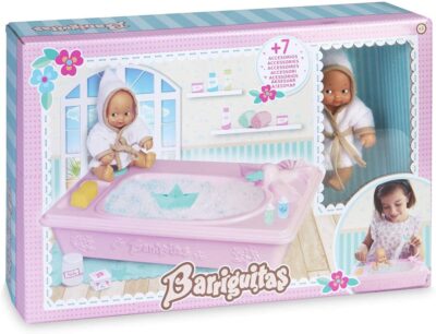 Barriguitas. Bañera con figura de bebé