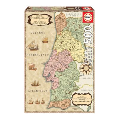 PUZZLE 500 pzas. PUZZLE MAPA HISTÓRICO PORTUGAL