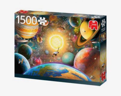 Puzzle 1500 pzas. Jumbo Flotando en el Espacio
