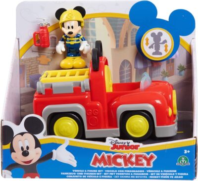 Mickey - Figura Articulada + Vehiculo - 2 modelos