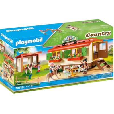 Playmobil 70510, Caravana Campamento de Ponis