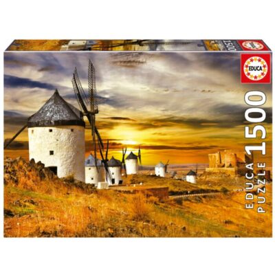 Puzzle 1500 pzas. MOLINOS DE VIENTO, CONSUEGRA