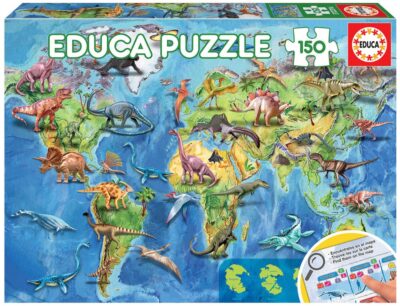 Puzzle 150 MAPAMUNDI DINOSAURIOS C/LÁMINA