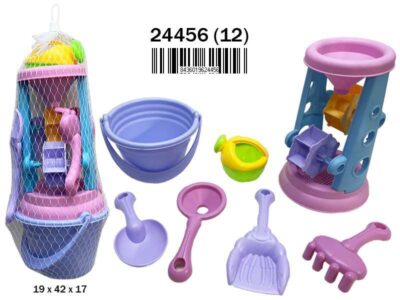 CUBO PLAYA MOLINO 5 PCS. C/ ACCESORIOS