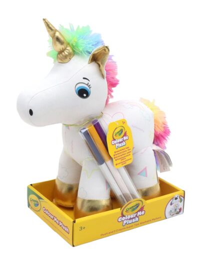 Colorea tu Peluche Unicornio con 3 rotuladores