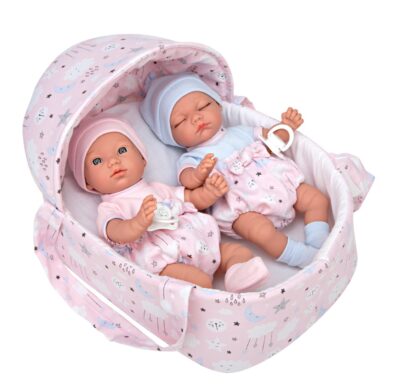 ELEGANCE 26 CM BABIS GEMELOS CAPAZO en BOLSA