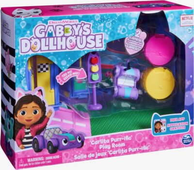 Casa de Muñecas de Gabby-Sala de Juegos de Carlita