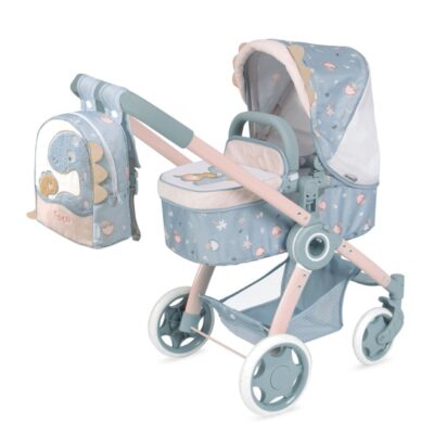 COCO, Carro de muñeca 3x1 plegable con MOCHILA