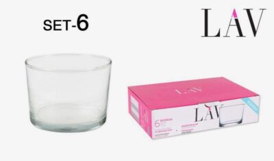 ESTUCHE 6 VASOS CHIQUITO 240 CC