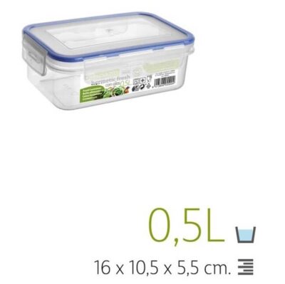 FIAMBRERA HERMÉTICA FRESH C/ALAS 0,5 L.