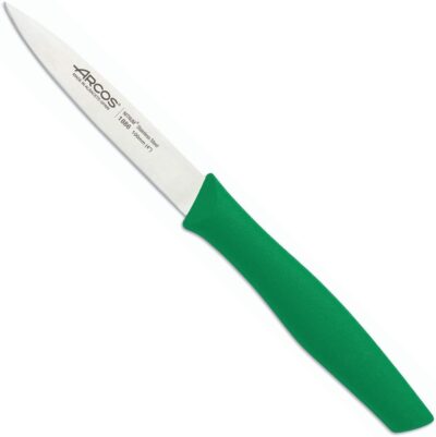 CUCHILLO MONDADOR 100 MM., MANGO VERDE