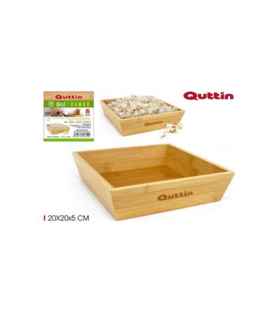BOL BAMBU 20X20X5 cm. QUTTIN