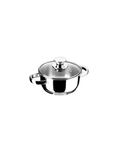 CACEROLA ECCO 18 TAPA CRISTAL
