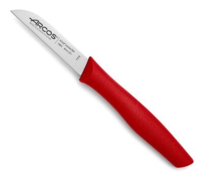 CUCHILLO MONDADOR ROJO 80 MM
