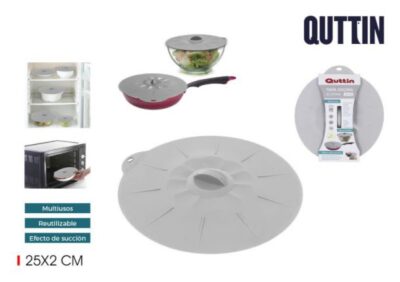 TAPA COCINA SILICONA 25CM QUTTIN