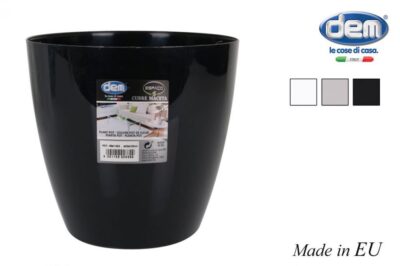 CUBRE MACETA REDONDEADA ø23xh22cm "ESPAS