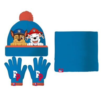 SET GORRO/BUFF/GUANTES PAW PATROL (1-3 años)