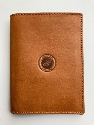 Cartera Hombre de Piel Camel (Alargada)