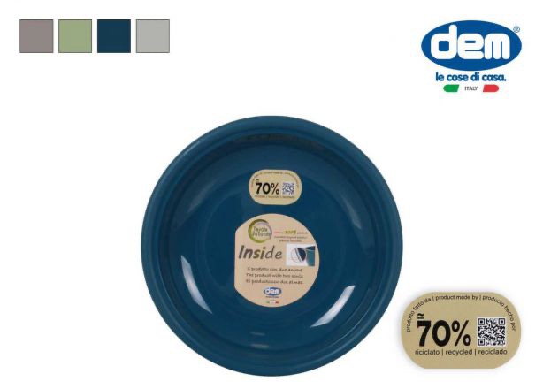 PLATO HONDO 22cm "INSIDE"