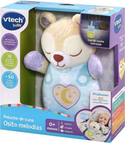 Peluche de cuna Osito melodías