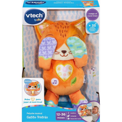 Peluche musical Gatito Tristrás
