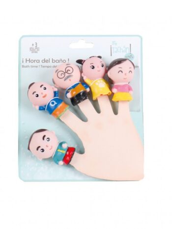 SET DE MARIONETAS DE BAÑO FAMILIA
