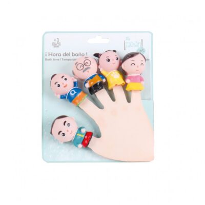 SET DE MARIONETAS DE BAÑO FAMILIA