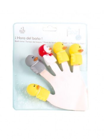 SET DE MARIONETAS DE BAÑO PATITO FEO
