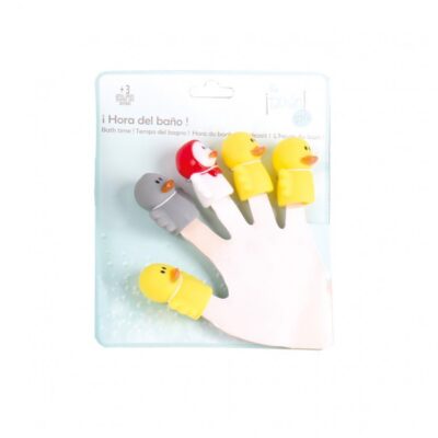 SET DE MARIONETAS DE BAÑO PATITO FEO