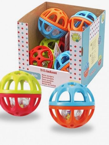 BOLAS SONAJERO SENSORIALES INFANTILES
