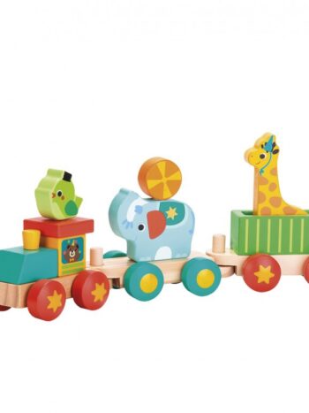 TREN DE ANIMALES MADERA FSC