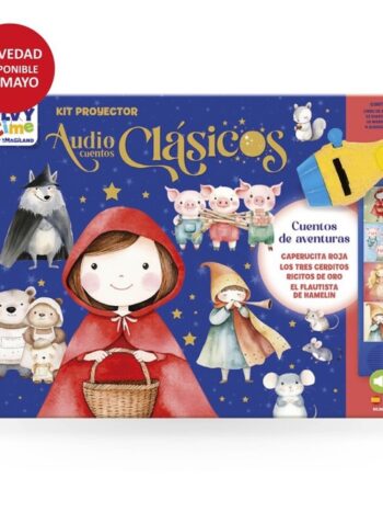 KIT PROYECTOR AUDIOCUENTOS CLASICOS DE AVENTURAS
