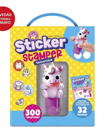 STICKER STAMPER - UNICORNIOS