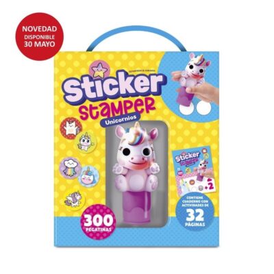 STICKER STAMPER - UNICORNIOS