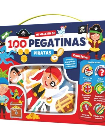 MALETIN 100 PEGATINAS - PIRATAS