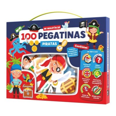 MALETIN 100 PEGATINAS - PIRATAS