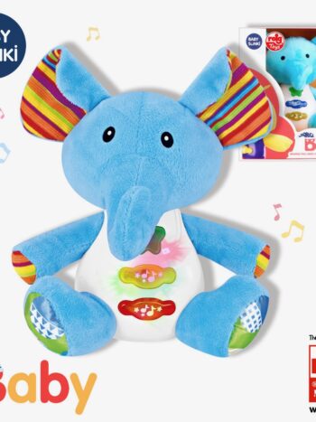 Baby Sunki Muñeco Peluche Elefante Azul 15cm