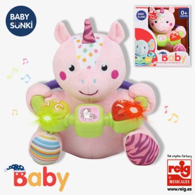 Baby Sunki Muñeco Peluche Unicornio 20cm