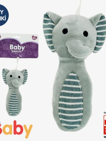 Baby Sunki plush pacify elephant rattle
