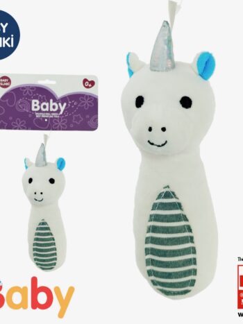 Baby Sunki plush pacify unicorn rattle