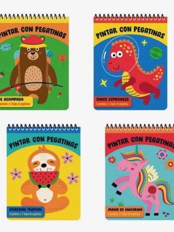 Libro PINTAR CON PEGATINAS