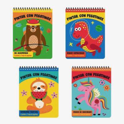 Libro PINTAR CON PEGATINAS