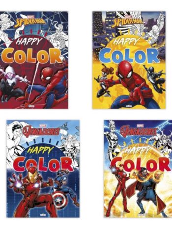 Libro HAPPY COLOR Marvel