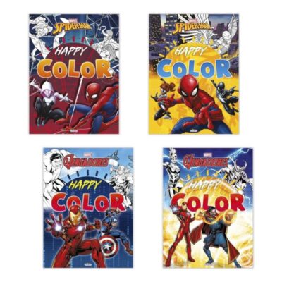 Libro HAPPY COLOR Marvel